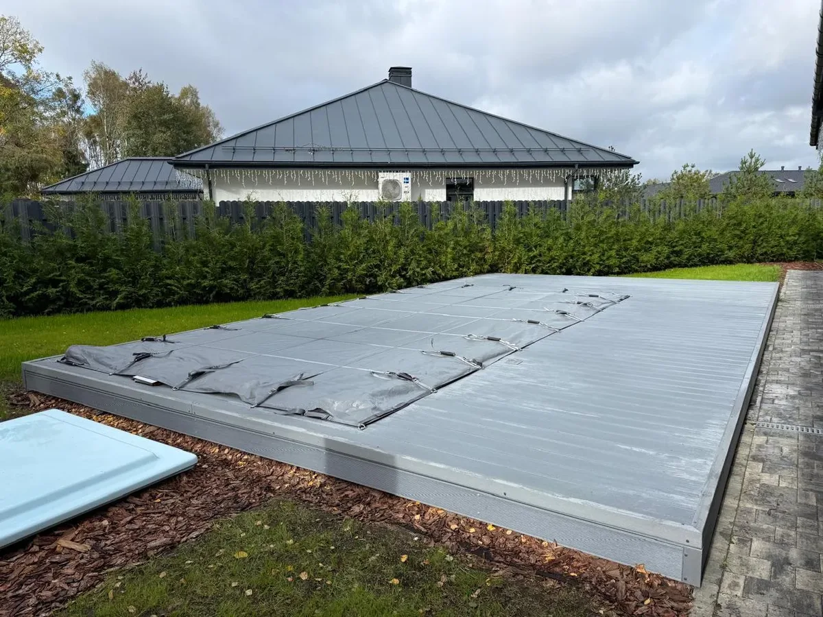 Покрывало Laguna Cover Mesh — установка в Братске