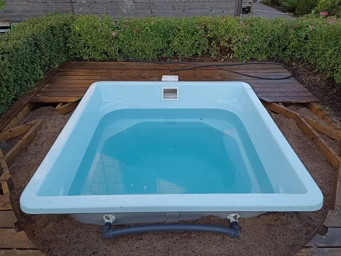 Композитная купель Laguna 2 — установка в Братске